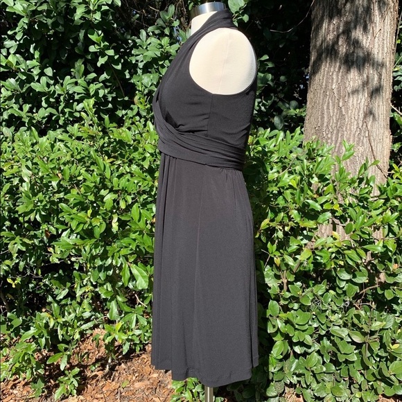 CALVIN KLEIN SZ 8 BLACK DRESS - Picture 2 of 5